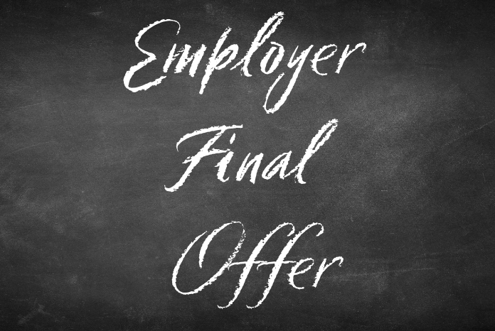 Employer Final Offer